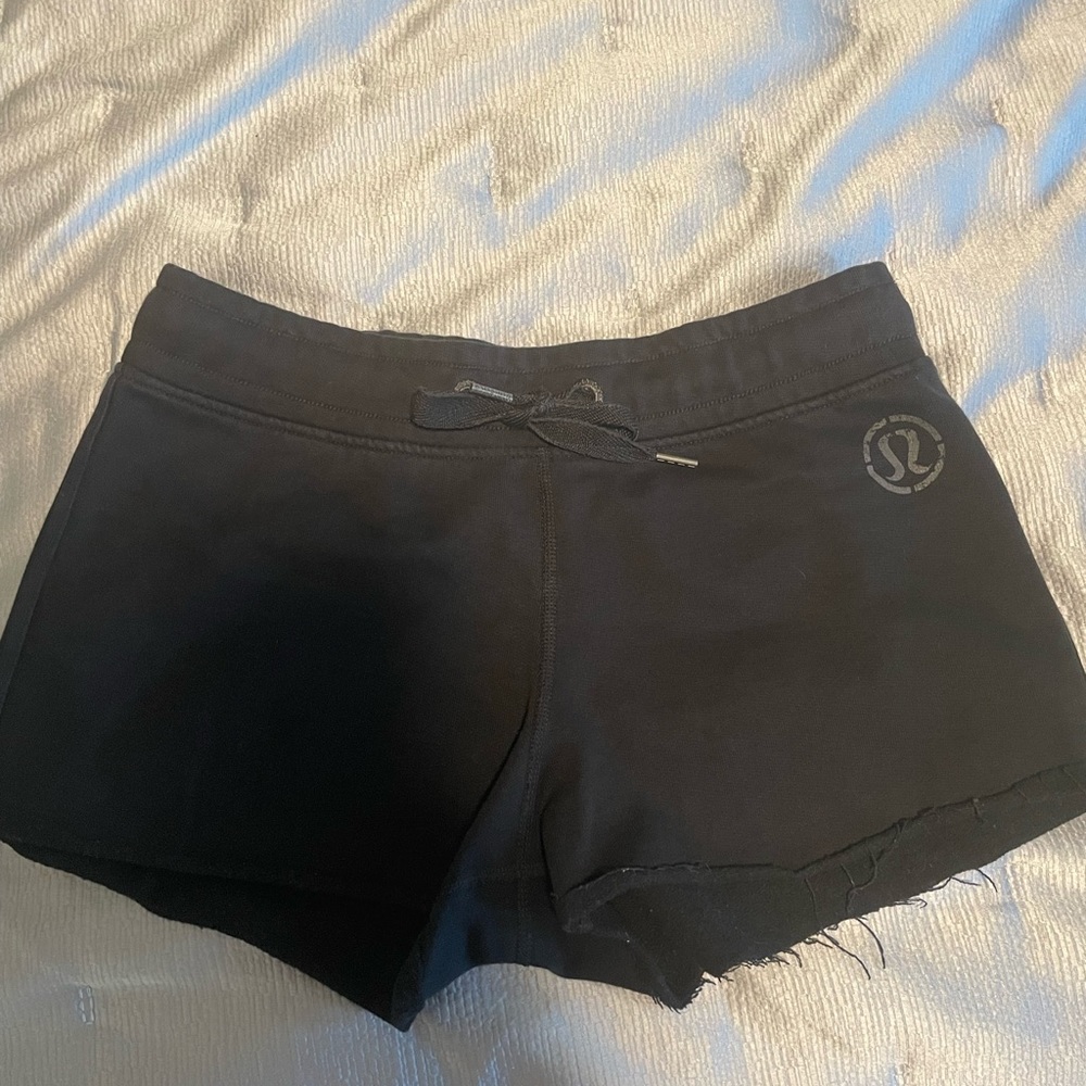 Lululemon cutoff sweat shorts. Size 4